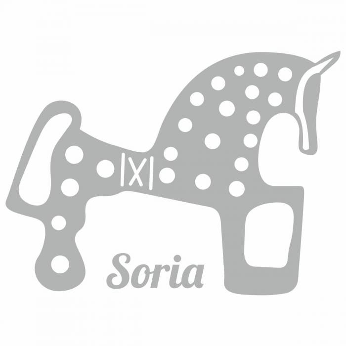 Caballo de soria vinilo 9*9cm
