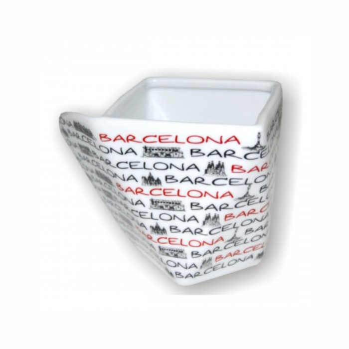 Taza Calella grande. Taza cuadrada.