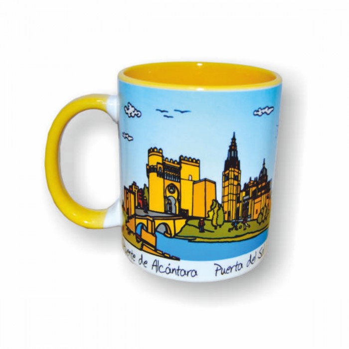 Taza MUG 9.5*8cm interior colores