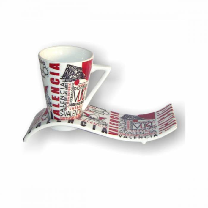Taza expreso + plato